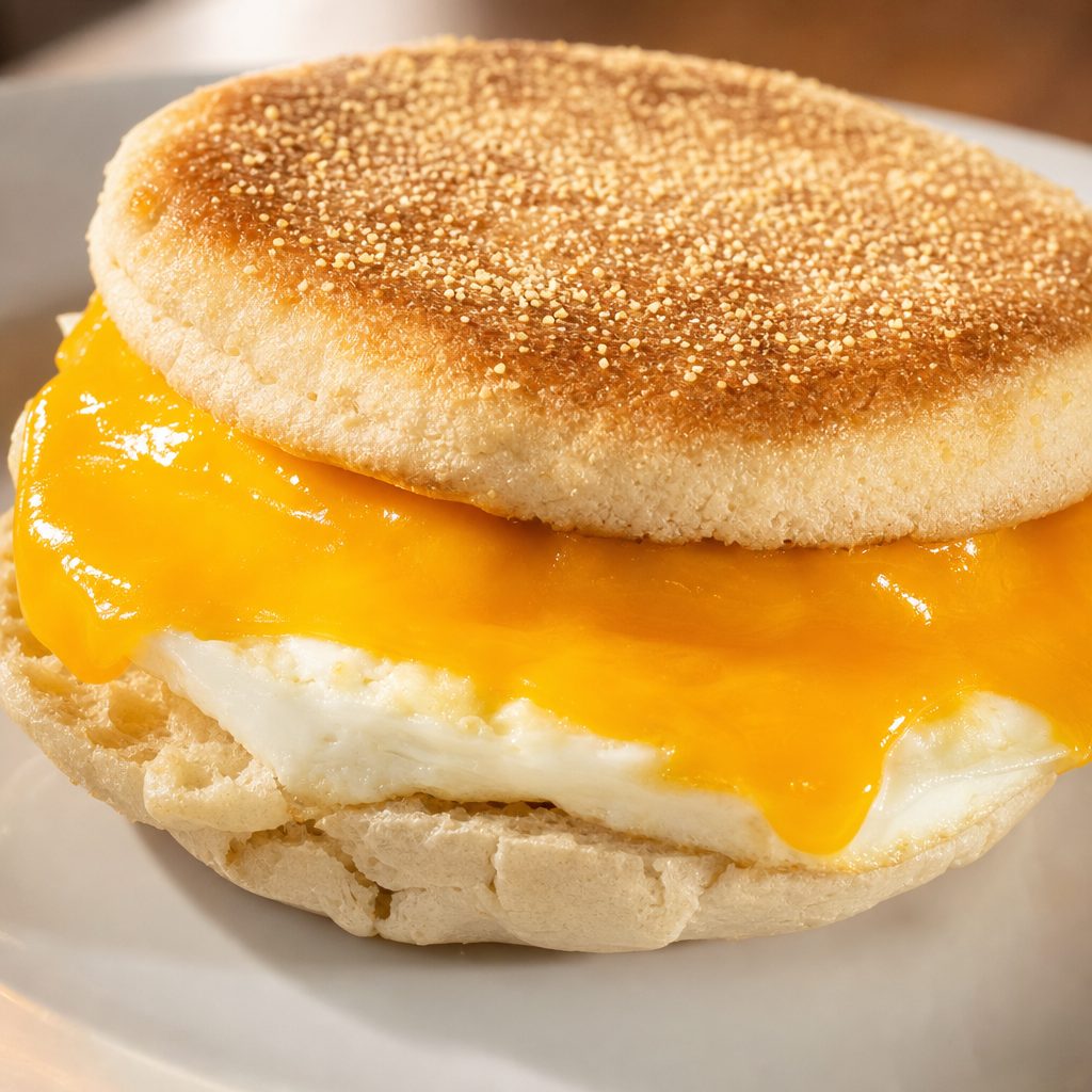 2 Breakfast Sliders with hash browns.