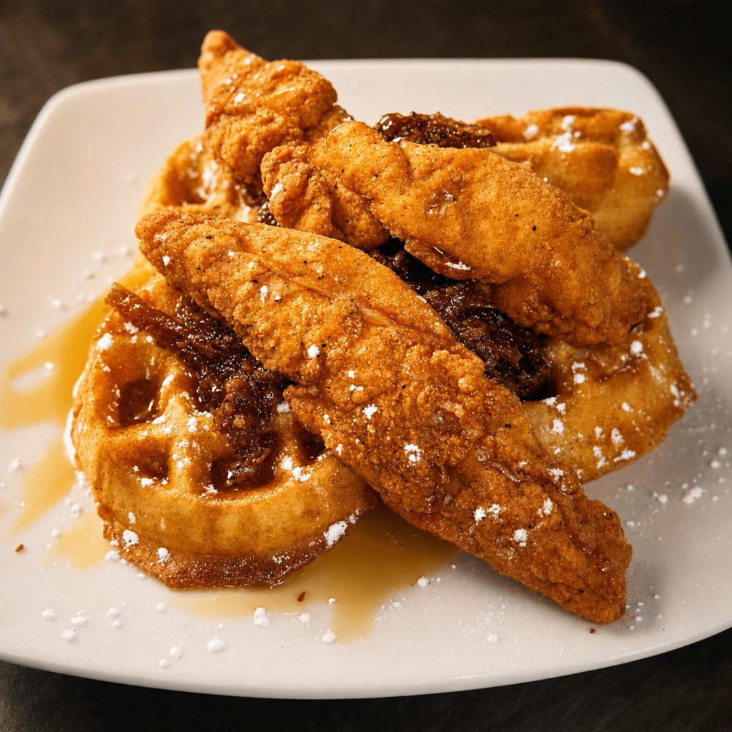 Chicken and Waffles.