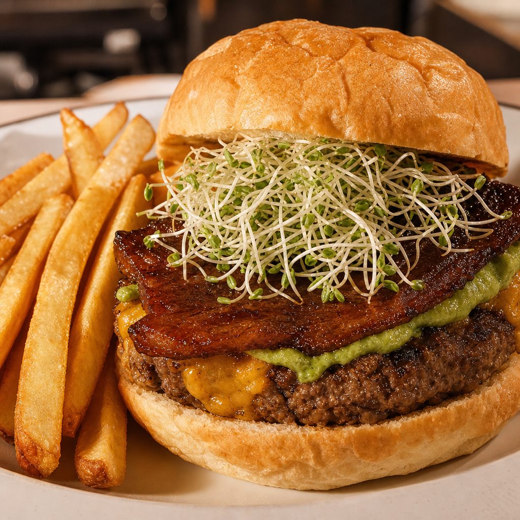 Bacon Avo-Jack Burger.